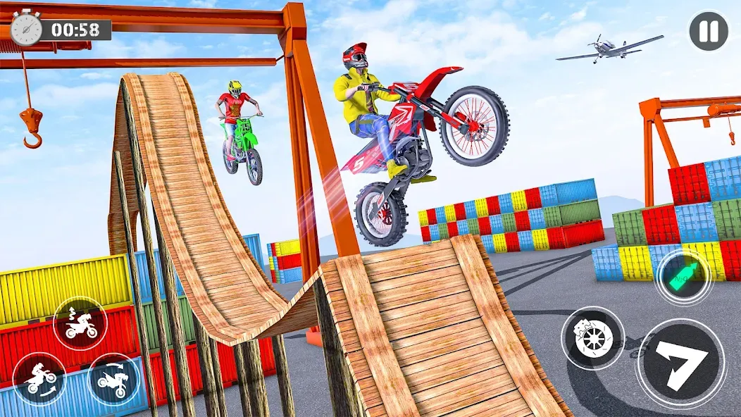 Bike Stunt Race Tricks Master  [МОД Бесконечные монеты] Screenshot 4