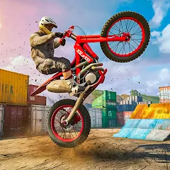 Скачать взломанную Bike Stunt Race Tricks Master  [МОД Бесконечные монеты] - стабильная версия apk на Андроид