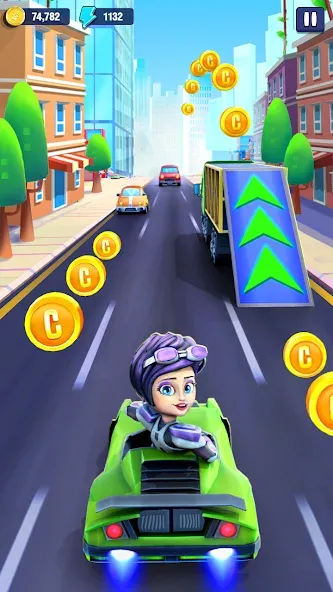 Mini Car Runner - Racing Games (Мини Кар Раннер)  [МОД Меню] Screenshot 5