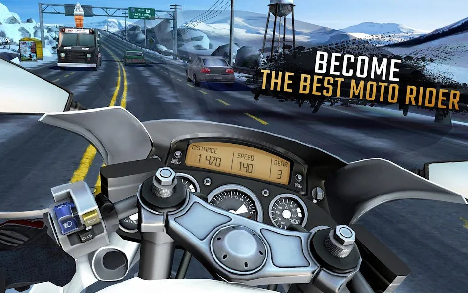 Moto Rider GO: Highway Traffic (Мото Райдер ГО)  [МОД Menu] Screenshot 5