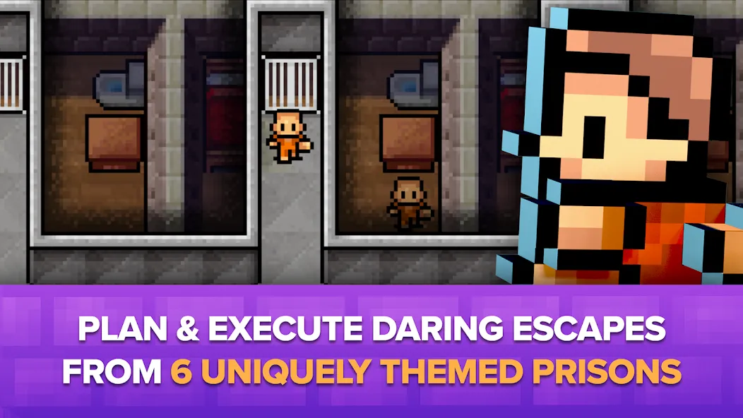 The Escapists: Prison Escape – (Зе Эскейпистс)  [МОД Много денег] Screenshot 2