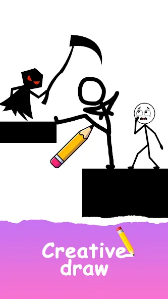 Save The Stick: Draw 2 Save (эйв Зе Стикман)  [МОД Mega Pack] Screenshot 1