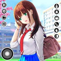 Взлом Anime High School Life  [МОД Много денег] - последняя версия apk на Андроид