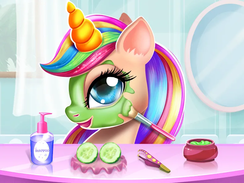 Unicorn Dress up Girls Game  [МОД Unlimited Money] Screenshot 3