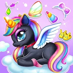 Скачать взломанную Unicorn Dress up Girls Game  [МОД Unlimited Money] - стабильная версия apk на Андроид