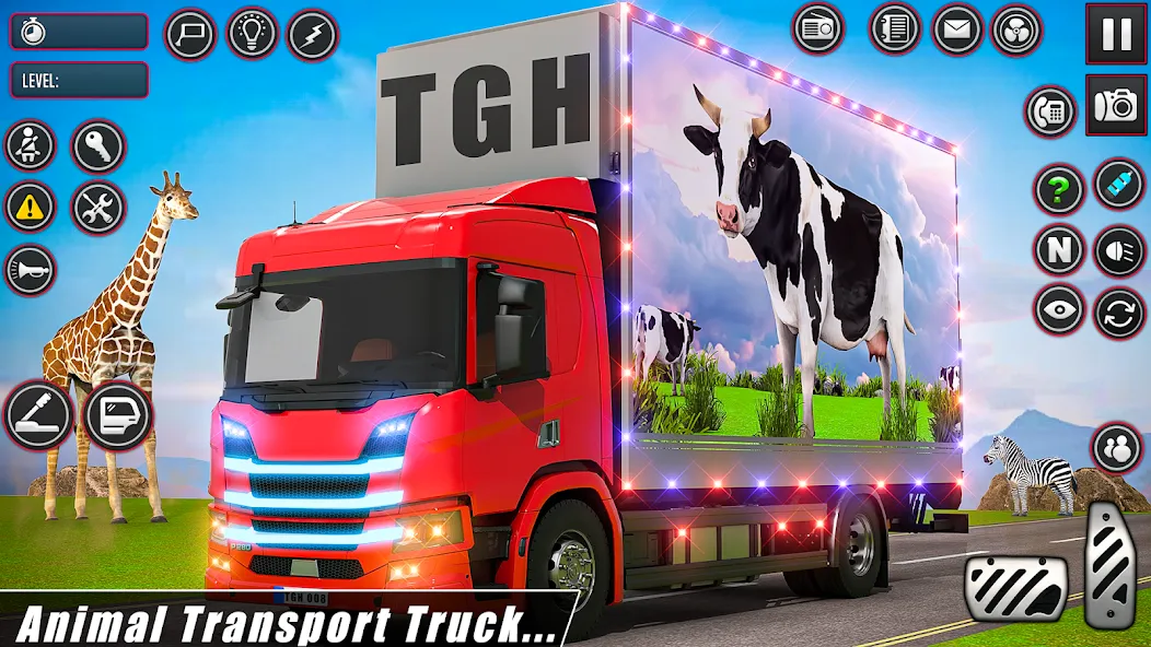 Animal Transport Driving Games (Домашний перевоз игры)  [МОД Меню] Screenshot 4