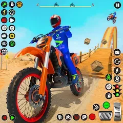 Взломанная Bike Stunt Games Stunt Bike 3D (Байк стант рэмп игра Байк Джамп)  [МОД Меню] - последняя версия apk на Андроид