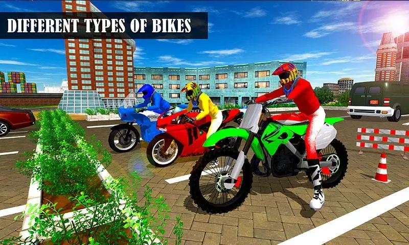 Bike Parking Moto Driving Game (Ларонг Парадахан нг Бисиклета)  [МОД Меню] Screenshot 2