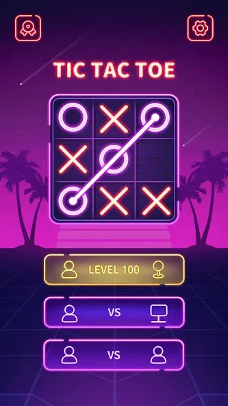 Tic Tac Toe - Offline XOXO (Тиктактое)  [МОД Menu] Screenshot 3