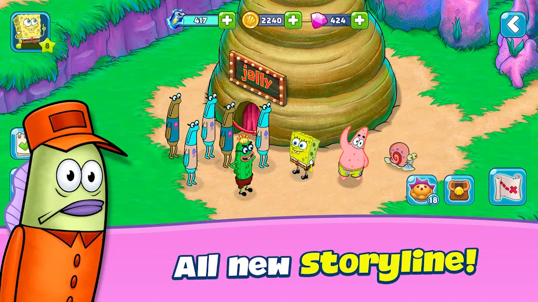 SpongeBob Adventures: In A Jam (Спанч Боб приключения)  [МОД Menu] Screenshot 4