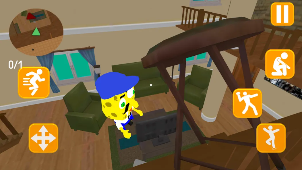 Neighbor Sponge. Scary Secret  [МОД Mega Pack] Screenshot 4