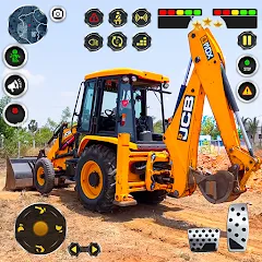 Скачать взлом JCB Excavator Construction 3D  [МОД Menu] - полная версия apk на Андроид