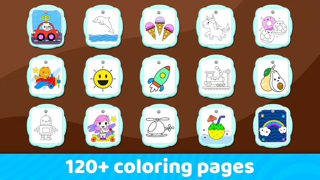 Toddler Coloring Book For Kids  [МОД Меню] Screenshot 4