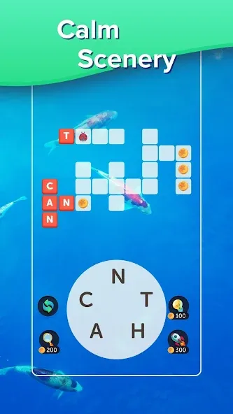 Puzzlescapes Word Search Games (Паззлскейпс Ворд Срч Геймс)  [МОД Все открыто] Screenshot 4