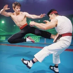 Взломанная Kung Fu Karate Fight Game (Кунгфу карате бой оффлайн)  [МОД Все открыто] - полная версия apk на Андроид