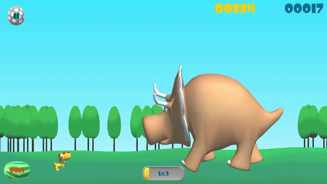 Dinosaur Run (Динозавр Ран)  [МОД Много денег] Screenshot 3