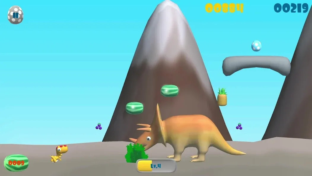 Dinosaur Run (Динозавр Ран)  [МОД Много денег] Screenshot 4