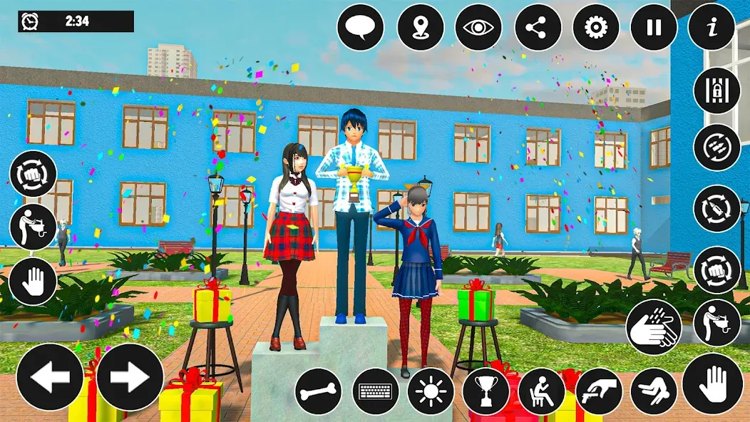 High School Boy Virtual Life  [МОД Unlocked] Screenshot 1