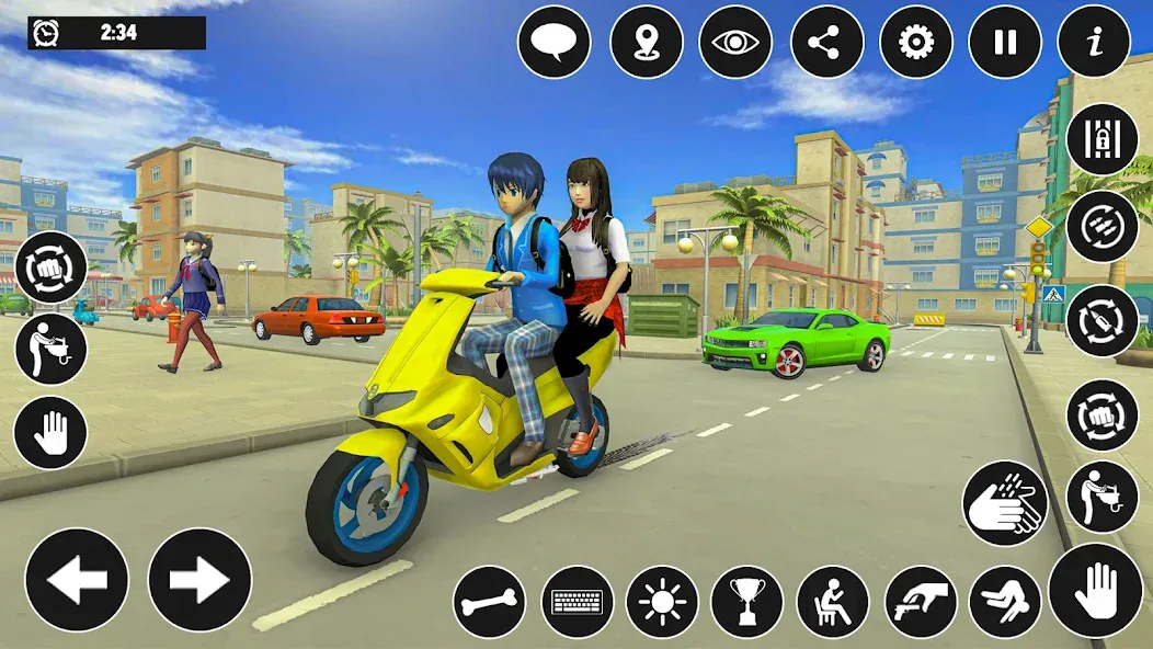 High School Boy Virtual Life  [МОД Unlocked] Screenshot 2