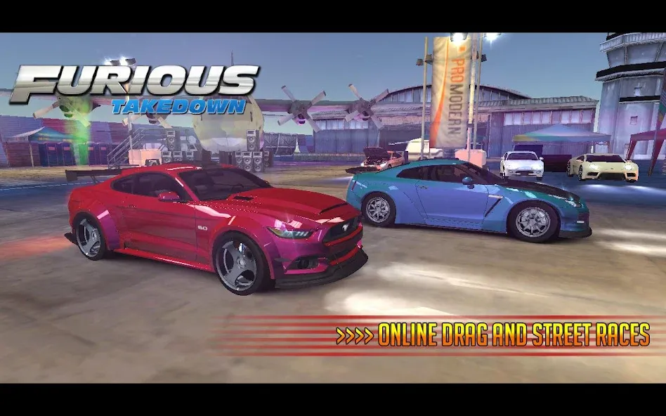 Furious: Takedown Racing (Фьюриъс)  [МОД Unlimited Money] Screenshot 2