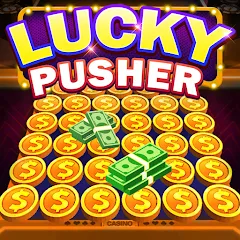 Взлом Lucky Cash Pusher Coin Games (Лаки Кэш Пушер Коин Геймс)  [МОД Все открыто] - последняя версия apk на Андроид