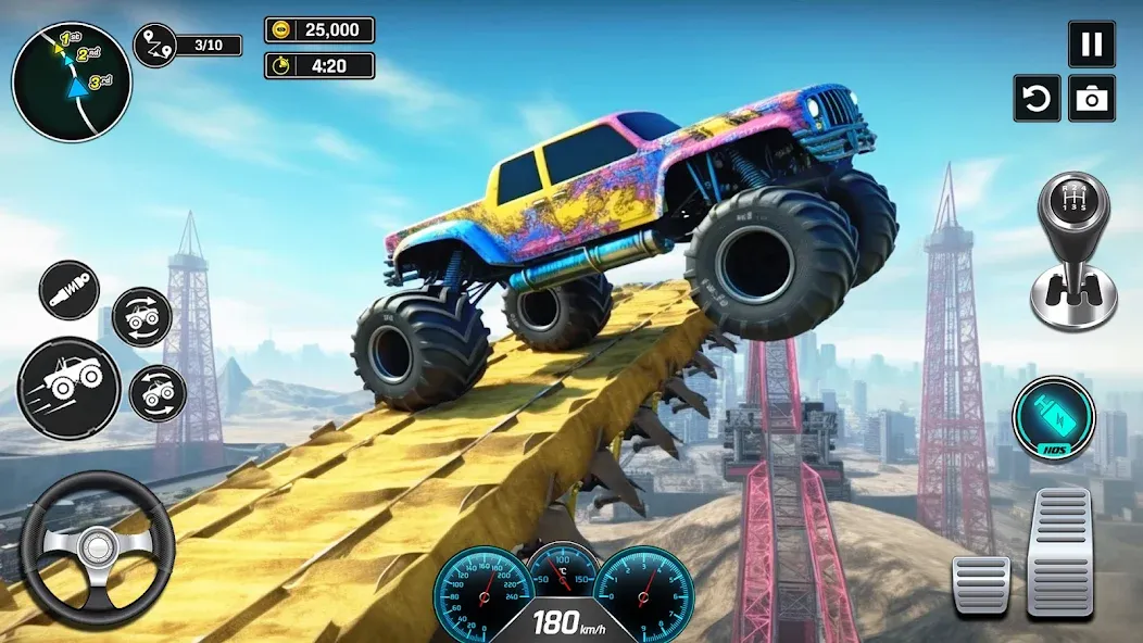 Monster Truck Games- Car Games  [МОД Unlimited Money] Screenshot 2