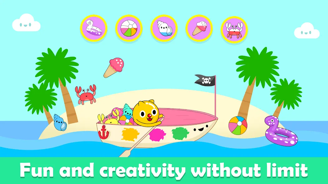 Baby Piano Kids Music Games  [МОД Меню] Screenshot 4