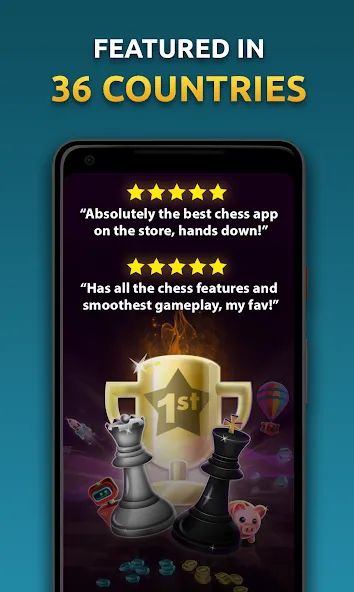 Chess Stars Multiplayer Online (Чесс Старс)  [МОД Unlocked] Screenshot 1