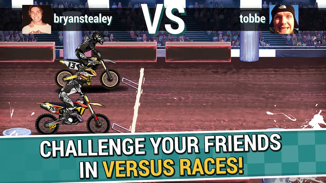 Mad Skills Motocross 2 (Мад Скилс Мотокросс 2)  [МОД Много монет] Screenshot 3