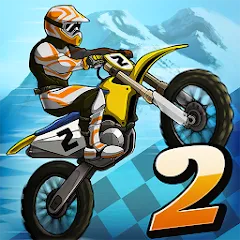 Скачать взлом Mad Skills Motocross 2 (Мад Скилс Мотокросс 2)  [МОД Много монет] - полная версия apk на Андроид