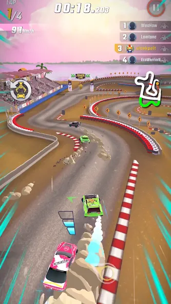 Rally Clash - Car Racing Game (Ралли Клаш)  [МОД Бесконечные монеты] Screenshot 1