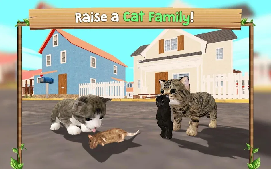 Cat Sim Online: Play with Cats  [МОД Бесконечные деньги] Screenshot 1