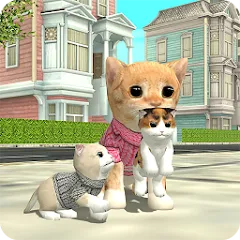 Скачать взлом Cat Sim Online: Play with Cats  [МОД Бесконечные деньги] - полная версия apk на Андроид