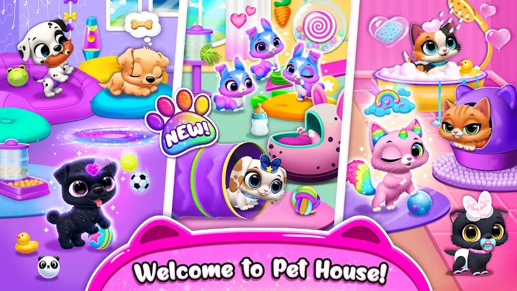 Floof - My Pet House (Флооф)  [МОД Mega Pack] Screenshot 4