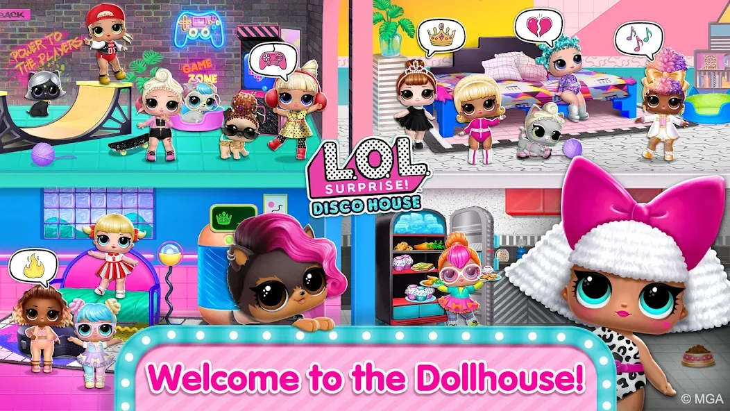 L.O.L. Surprise! Disco House  [МОД Много денег] Screenshot 2