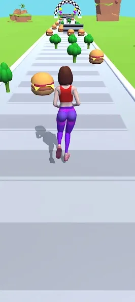 Twerk Race 3D: Belly Body Run (Тверк Рейс 3D)  [МОД Mega Pack] Screenshot 1