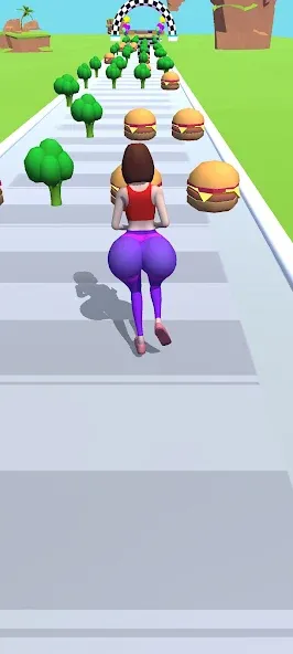 Twerk Race 3D: Belly Body Run (Тверк Рейс 3D)  [МОД Mega Pack] Screenshot 2