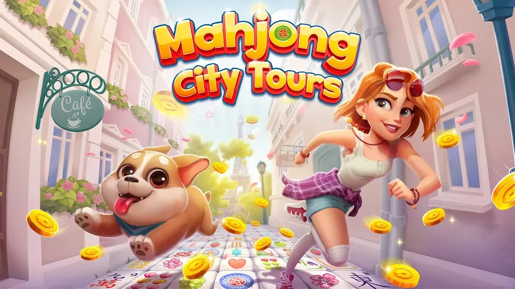 Mahjong City Tours: Tile Match (Маджонг Сити Турс)  [МОД Unlimited Money] Screenshot 1