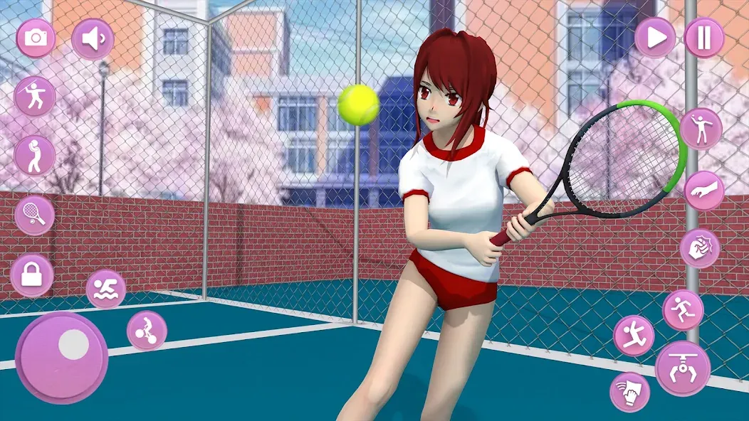 Anime School Girl Simulator 3D  [МОД Menu] Screenshot 2