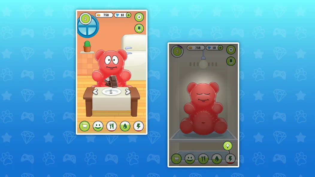 My Jelly Bear Pet  [МОД Бесконечные деньги] Screenshot 2