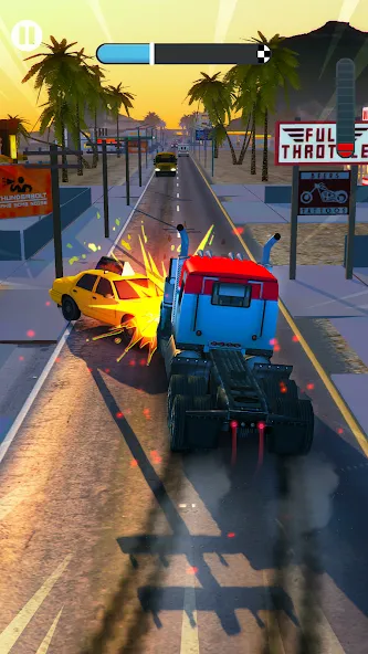 Rush Hour 3D: Car Game (Раш Час 3D)  [МОД Бесконечные деньги] Screenshot 1