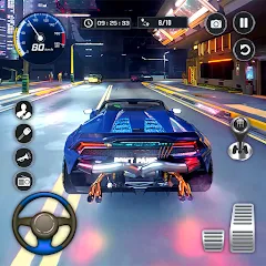 Скачать взломанную Driving Real Race City 3D (Драйвинг Реал Рейс Сити 3Д)  [МОД Unlocked] - полная версия apk на Андроид