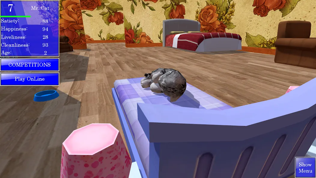 Cute Pocket Cat 3D (Сьют Покет Кэт 3Д)  [МОД Mega Pack] Screenshot 3