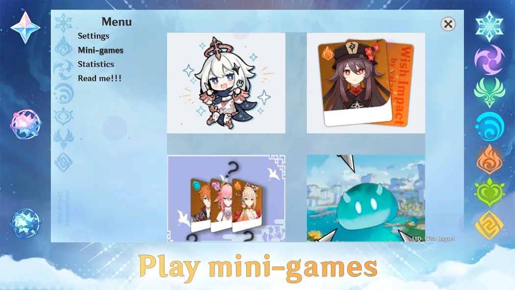 Wish Impact: Genshin Wish Sim (Уиш Импакт)  [МОД Menu] Screenshot 5