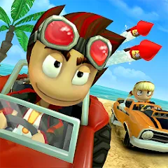 Взломанная Beach Buggy Racing (Бич Багги Рейсинг)  [МОД Меню] - последняя версия apk на Андроид