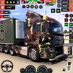 Взломанная Army Truck Transport Game 2023  [МОД Бесконечные монеты] - последняя версия apk на Андроид