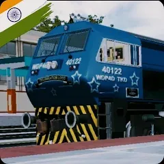 Скачать взломанную Indian Railway Simulator (Индийский железнодорожный симулятор)  [МОД Много монет] - полная версия apk на Андроид