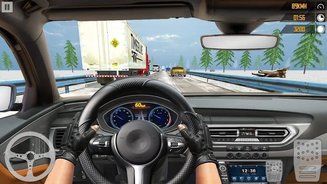 VR Traffic Racing In Car Drive (ВР Трафик Гонки на Автомобиле Вождения)  [МОД Mega Pack] Screenshot 5