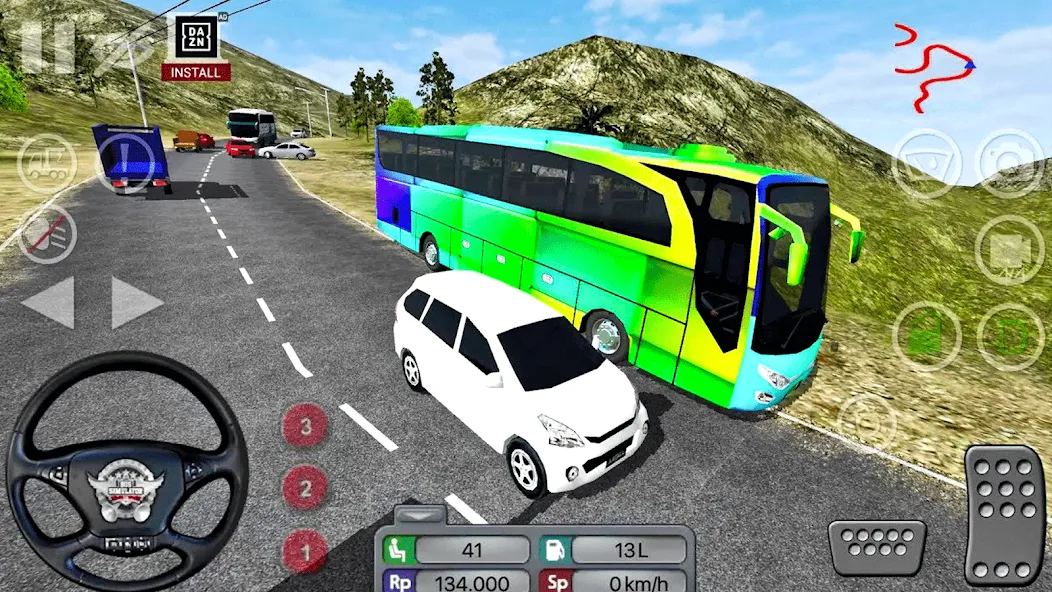 Coach Tourist Bus City Driving  [МОД Unlocked] Screenshot 3