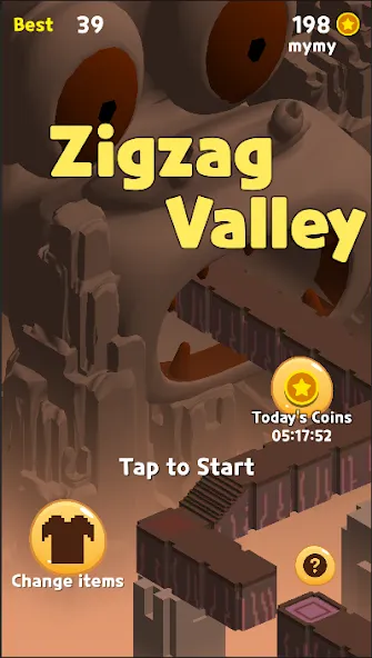 Zigzag Valley,Endless game  [МОД Меню] Screenshot 1